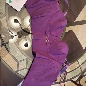 Elisabetta Franchi Crop Bustier